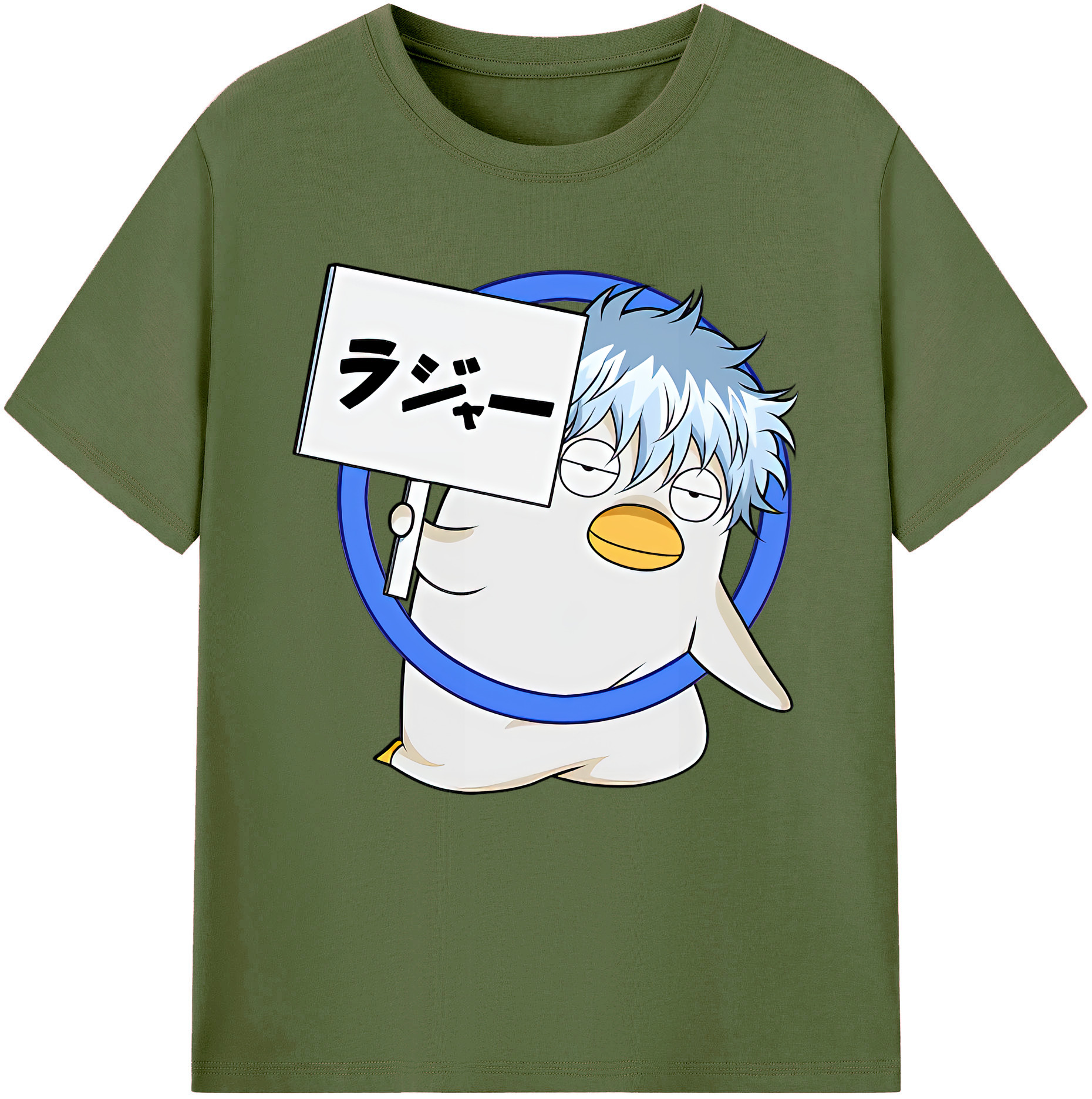 （画像用） ぎんたま 坂田銀時（さかたぎんとき） 神楽 志村新八（しむら しんぱち） GINTAMA Sakata Gintoki Kagura Shimura Shinpachi 綿100％半袖Tシャツ（フロントプリント）